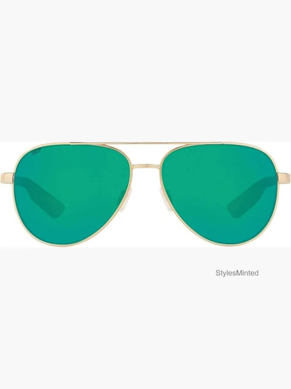 Unisex Aviator Sunglasses with Polarized Lenses - 57mm